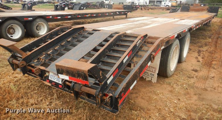 image for item DM6254 2012 Overbilt  drop deck equipment trailer