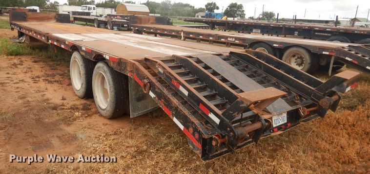 image for item DM6254 2012 Overbilt  drop deck equipment trailer