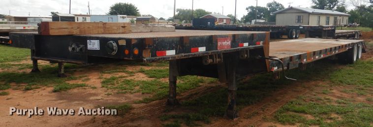 image for item DM6255 2011 Overbilt  drop deck equipment trailer