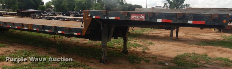 image for item DM6255 2011 Overbilt  drop deck equipment trailer