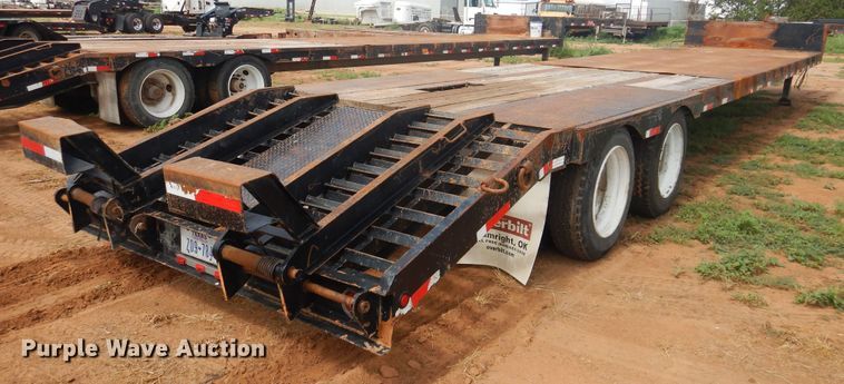 image for item DM6255 2011 Overbilt  drop deck equipment trailer