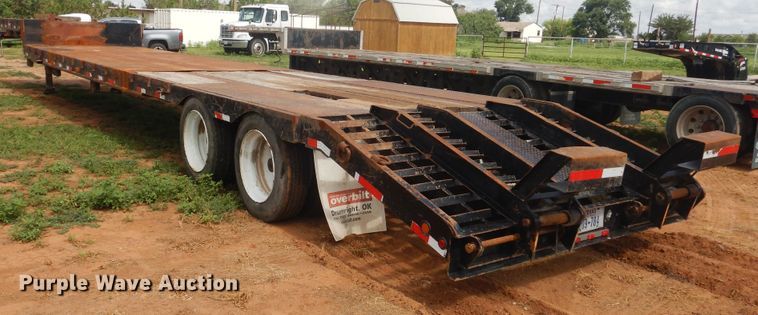 image for item DM6255 2011 Overbilt  drop deck equipment trailer