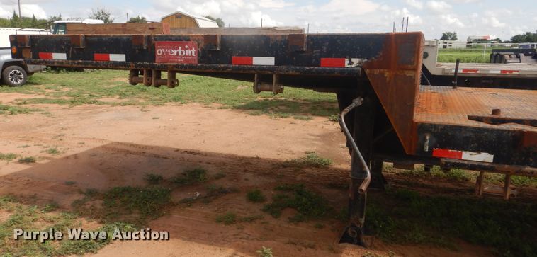 image for item DM6255 2011 Overbilt  drop deck equipment trailer