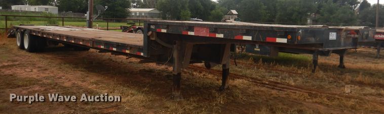 image for item DM6256 2010 Overbilt  drop deck equipment trailer