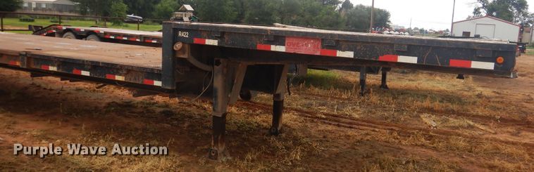 image for item DM6256 2010 Overbilt  drop deck equipment trailer