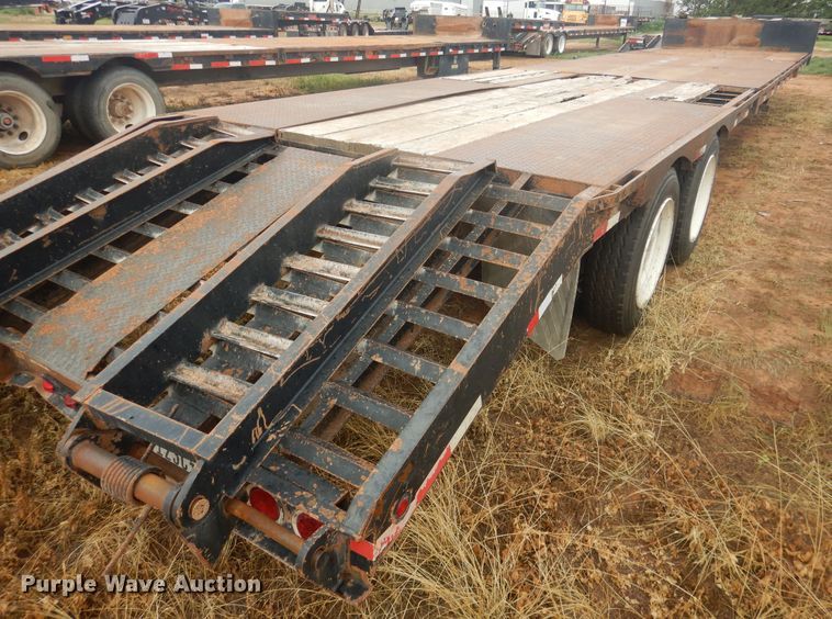 image for item DM6256 2010 Overbilt  drop deck equipment trailer