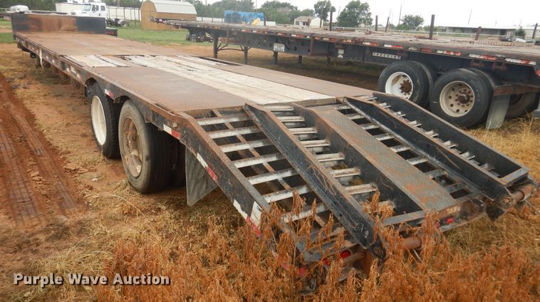 image for item DM6256 2010 Overbilt  drop deck equipment trailer