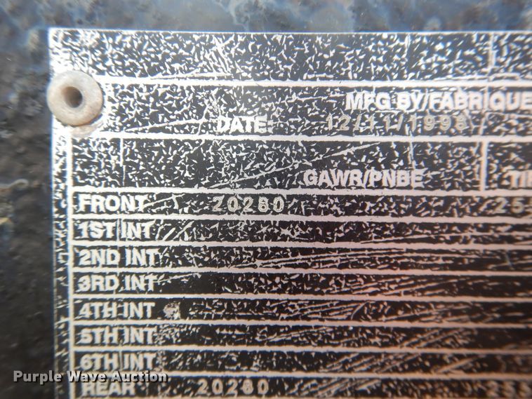 image for item DM6257 1999 Transcraft DTL2000  drop deck trailer