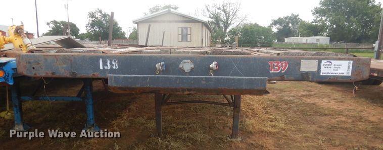 image for item DM6258 1998 Transcraft TL2000  flatbed trailer