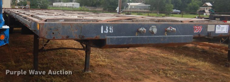 image for item DM6258 1998 Transcraft TL2000  flatbed trailer