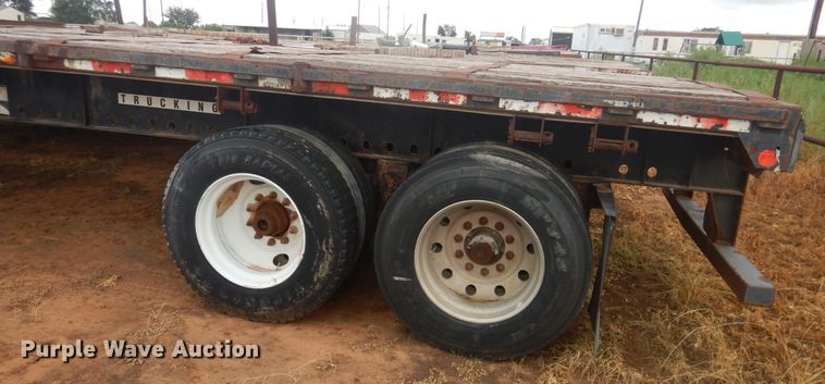 image for item DM6258 1998 Transcraft TL2000  flatbed trailer