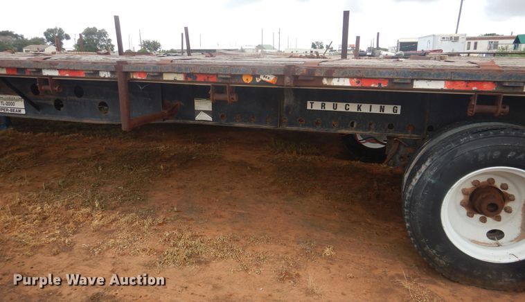image for item DM6258 1998 Transcraft TL2000  flatbed trailer