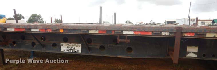 image for item DM6258 1998 Transcraft TL2000  flatbed trailer