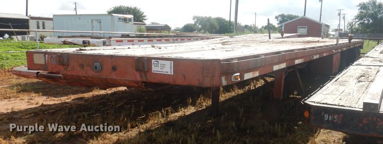 image for item DM6263 1980 Aztec  flatbed trailer