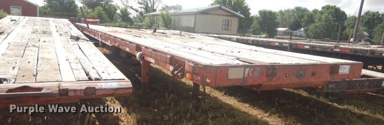 image for item DM6263 1980 Aztec  flatbed trailer