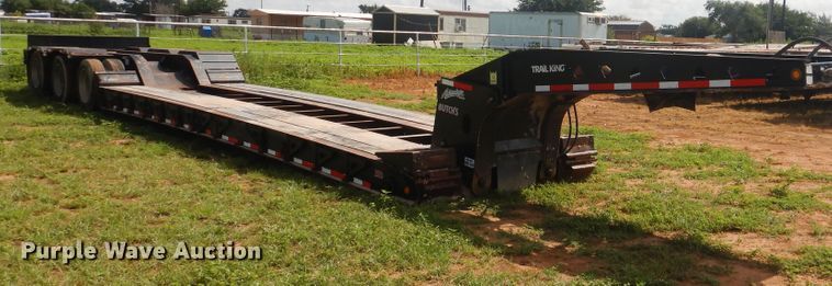 image for item DM6266 2007 Trail King HD110HDG  lowboy equipment trailer