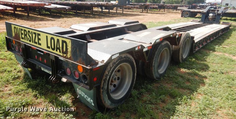 image for item DM6266 2007 Trail King HD110HDG  lowboy equipment trailer