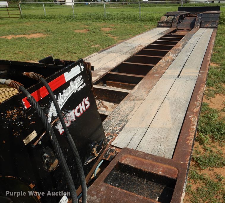 image for item DM6266 2007 Trail King HD110HDG  lowboy equipment trailer