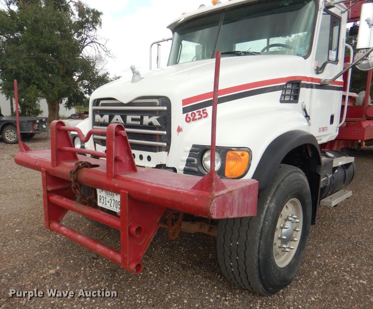 image for item DM6277 2007 Mack CV713  roll-off container truck