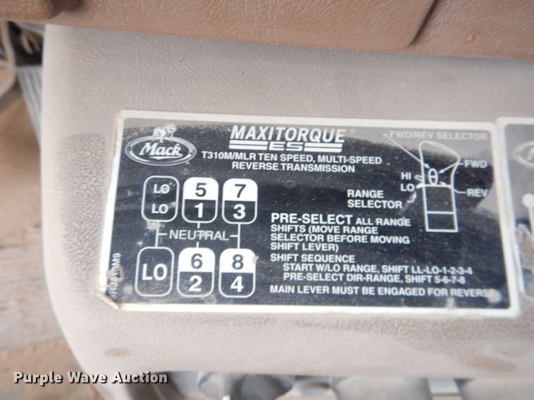 image for item DM6277 2007 Mack CV713  roll-off container truck