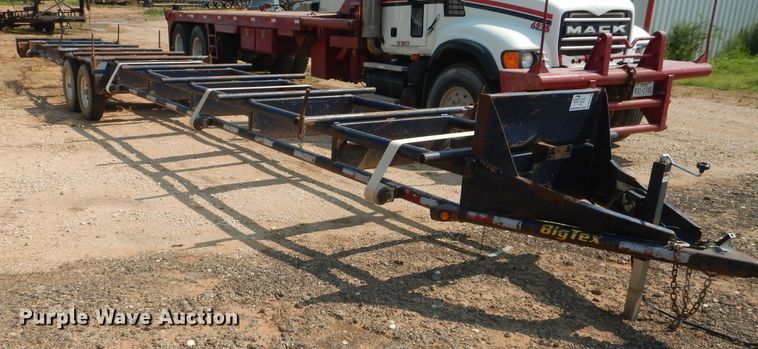 image for item DM6280 2012 Bix Tex  pipe trailer