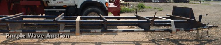image for item DM6280 2012 Bix Tex  pipe trailer