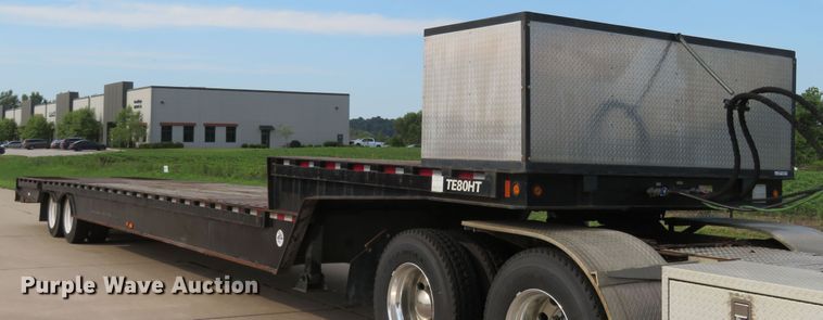 image for item FP9327 2014 Trail-Eze TE80HT  drop deck equipment trailer