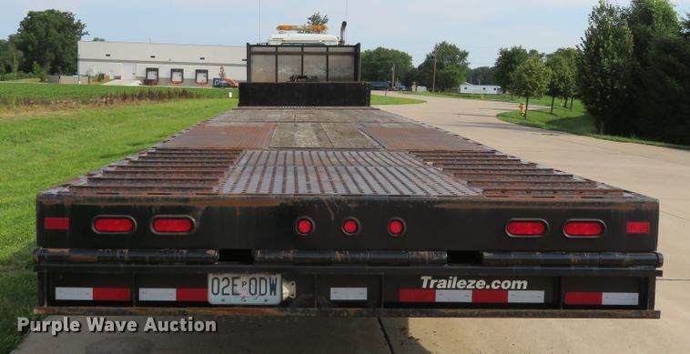 image for item FP9327 2014 Trail-Eze TE80HT  drop deck equipment trailer