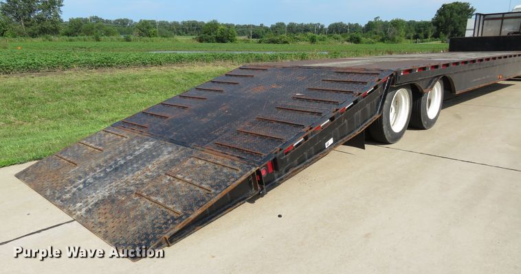 image for item FP9327 2014 Trail-Eze TE80HT  drop deck equipment trailer
