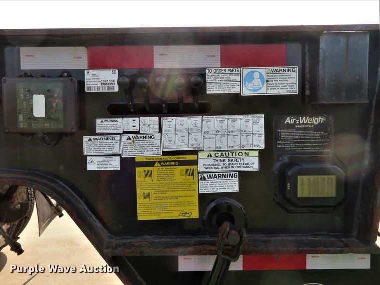 image for item FP9327 2014 Trail-Eze TE80HT  drop deck equipment trailer