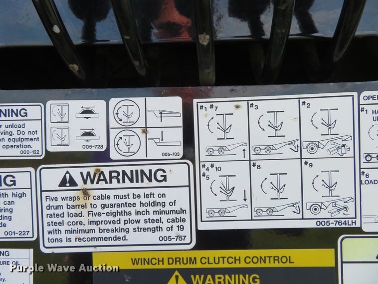 image for item FP9327 2014 Trail-Eze TE80HT  drop deck equipment trailer