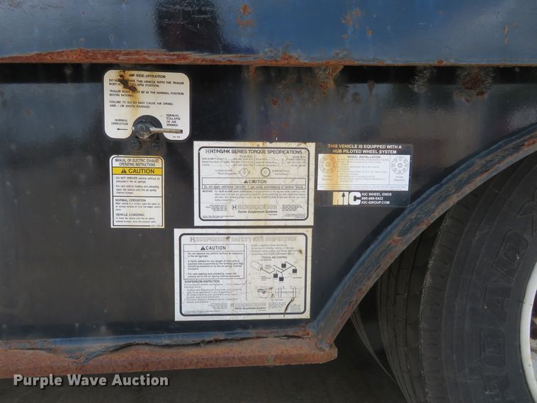 image for item FP9327 2014 Trail-Eze TE80HT  drop deck equipment trailer