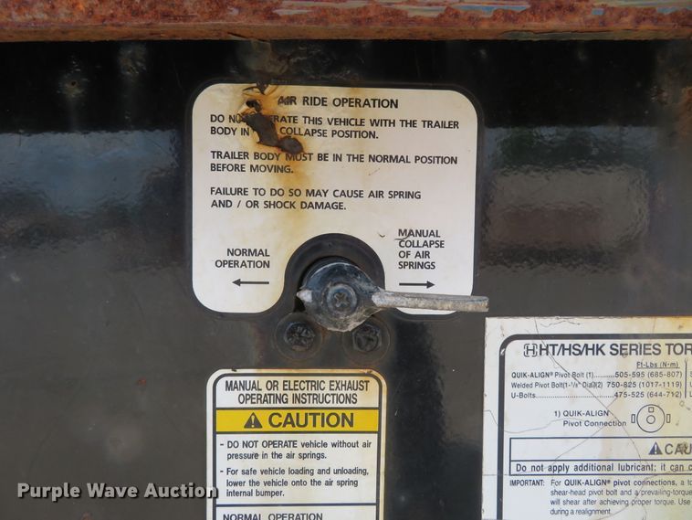 image for item FP9327 2014 Trail-Eze TE80HT  drop deck equipment trailer