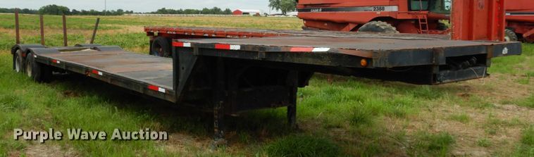 image for item II9638 1988 ASI  drop deck trailer
