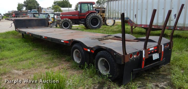 image for item II9638 1988 ASI  drop deck trailer