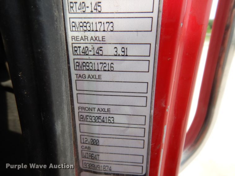 image for item IN9771 1994 WhiteGMC Aero WIA  semi truck