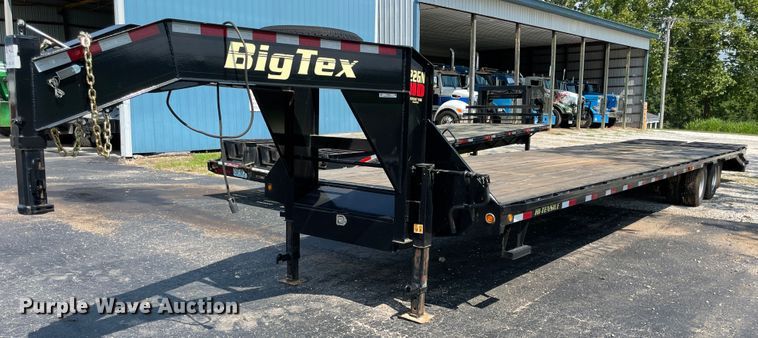 image for item IR9522 2017 Big Tex 22GN-35BK-5MR  equipment trailer