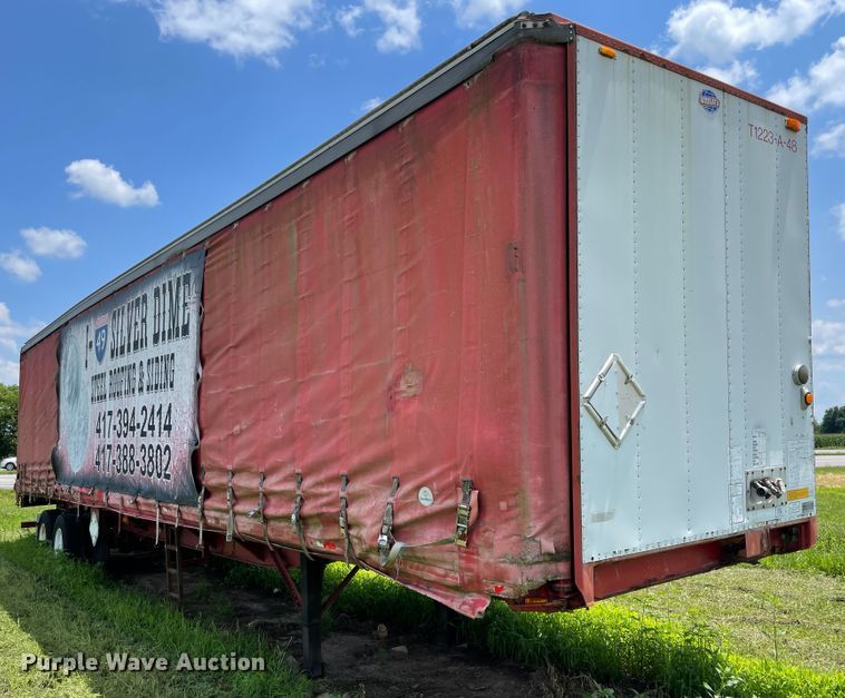 image for item IR9526 1996 Utility Trailer TS2CHE  side curtain trailer