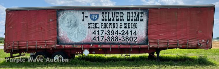 image for item IR9526 1996 Utility Trailer TS2CHE  side curtain trailer