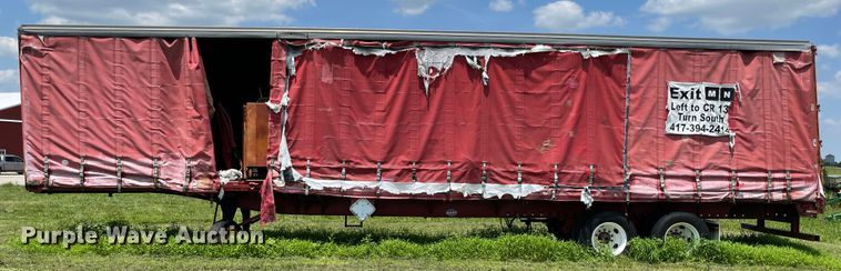 image for item IR9526 1996 Utility Trailer TS2CHE  side curtain trailer