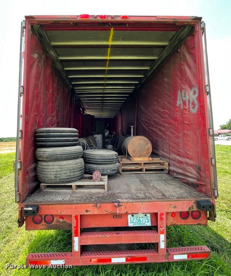 image for item IR9526 1996 Utility Trailer TS2CHE  side curtain trailer