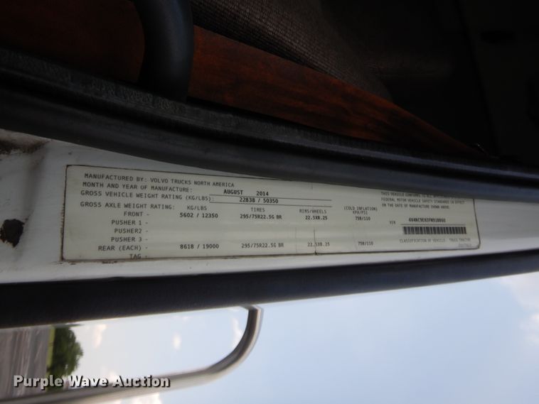 image for item IT9699 2015 Volvo  semi truck