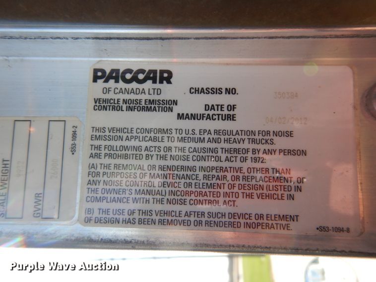 image for item IY9536 2013 Kenworth T270  flatbed truck