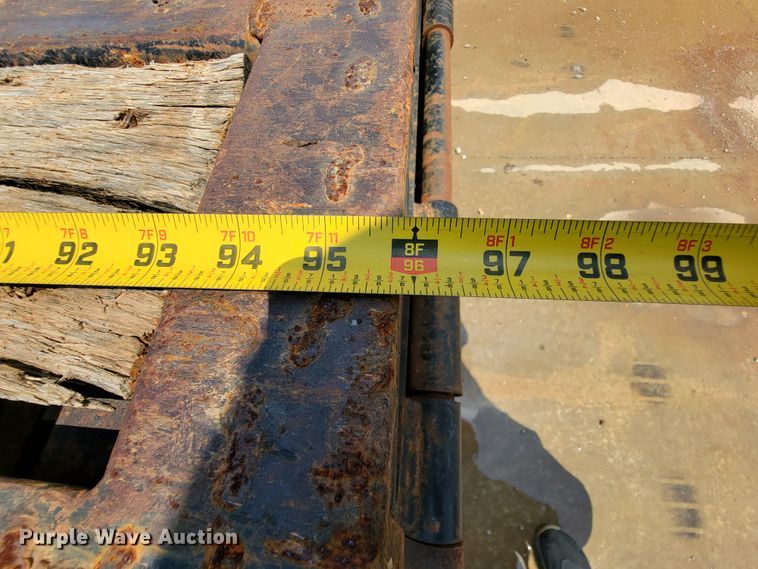 image for item KD9379 1999 Ledwell  drop deck trailer