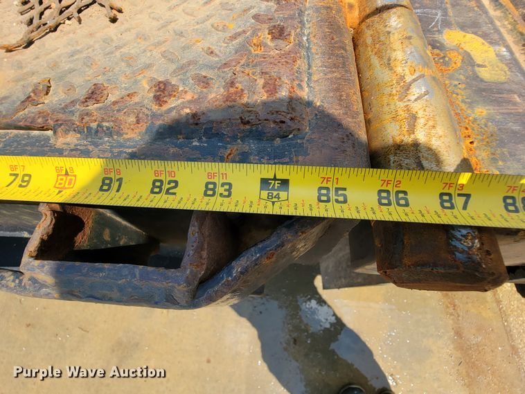 image for item KD9379 1999 Ledwell  drop deck trailer