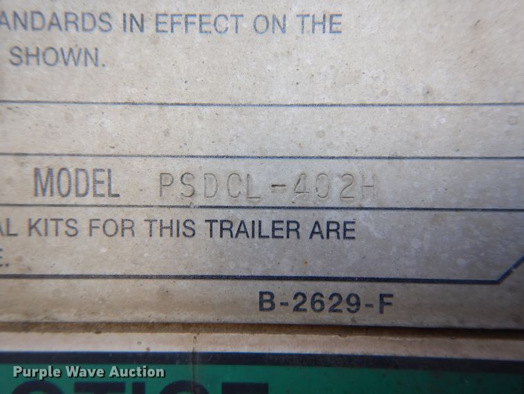 image for item KU9438 2005 Wilson PSDCL-402H  livestock trailer