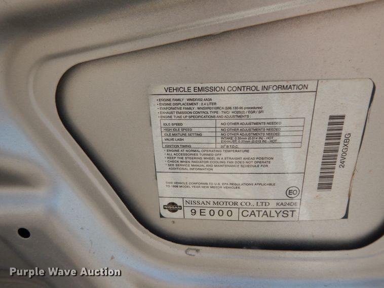 image for item DC2041 2001 Nissan Altima GLE