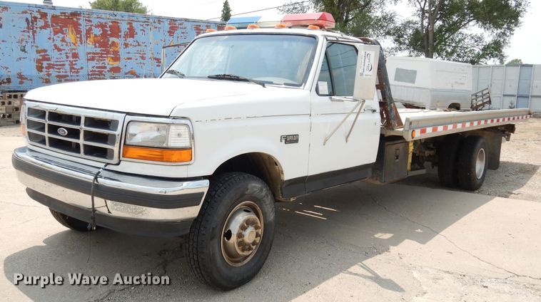 image for item DG0734 1994 Ford F450 Super Duty XLT  rollback truck