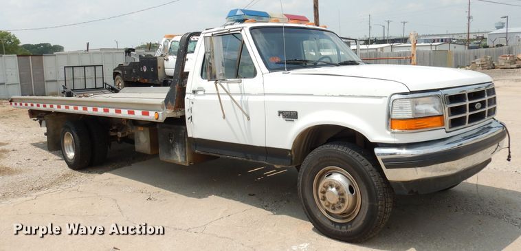 image for item DG0734 1994 Ford F450 Super Duty XLT  rollback truck