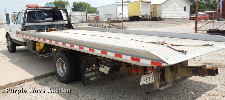 image for item DG0734 1994 Ford F450 Super Duty XLT  rollback truck
